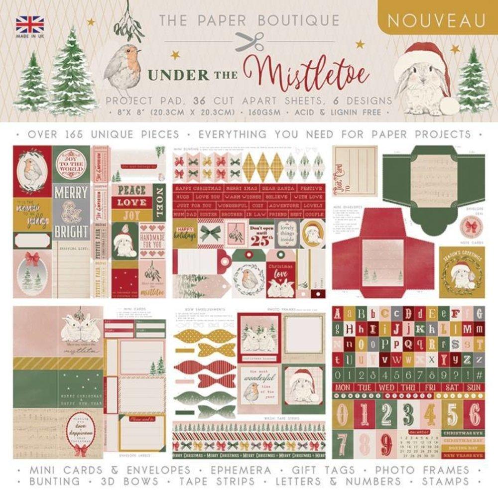 The Paper Boutique 8x8 Project Pad Under the Mistletoe #1541