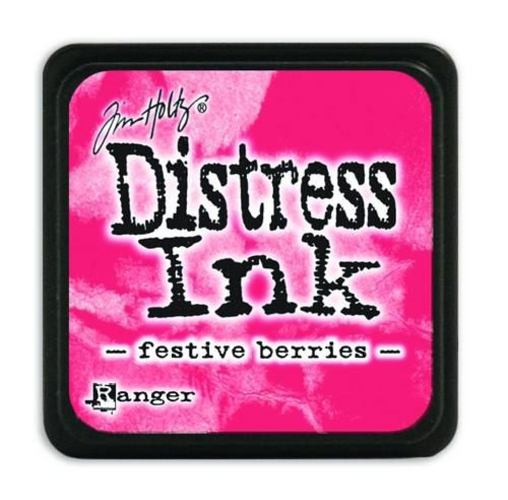 Tim Holtz Distress Mini Ink Pad Festive Berries