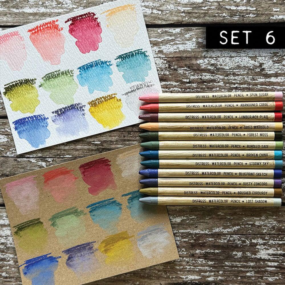 Tim Holtz Distress Watercolor Pencils Kit 6