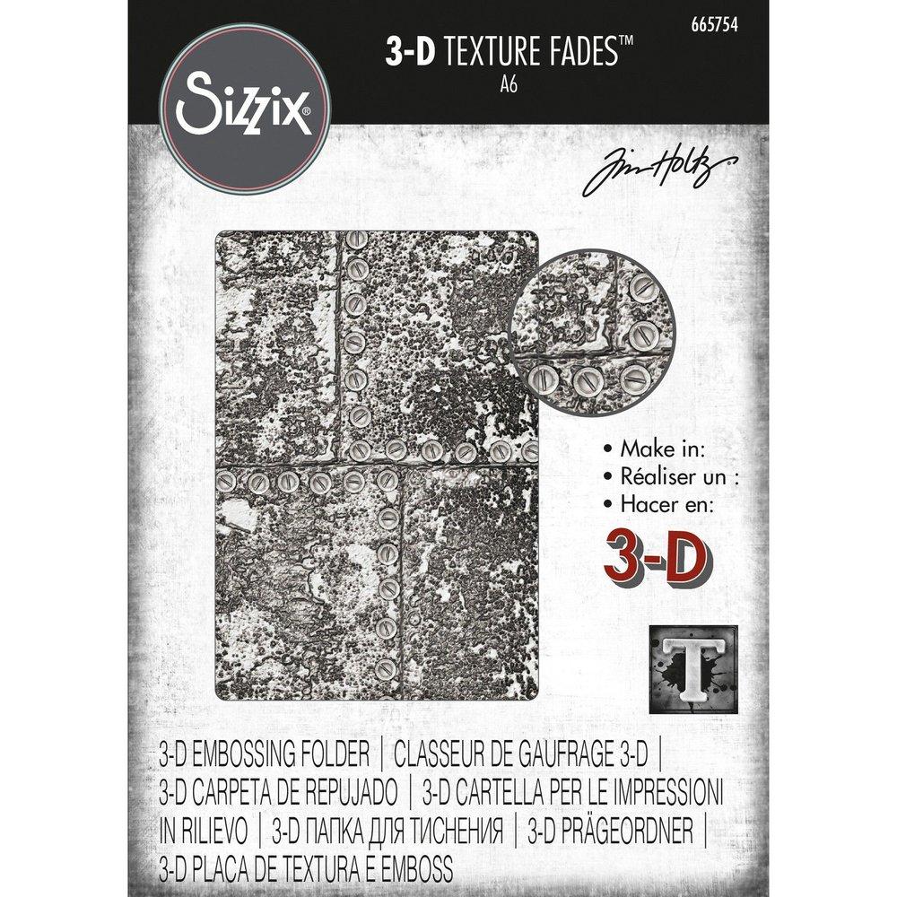 Tim Holtz Embossing Folder Industrious #665754