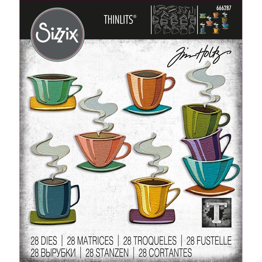 Tim Holtz Thinlits Dies 28 Pk Papercut Café #666287