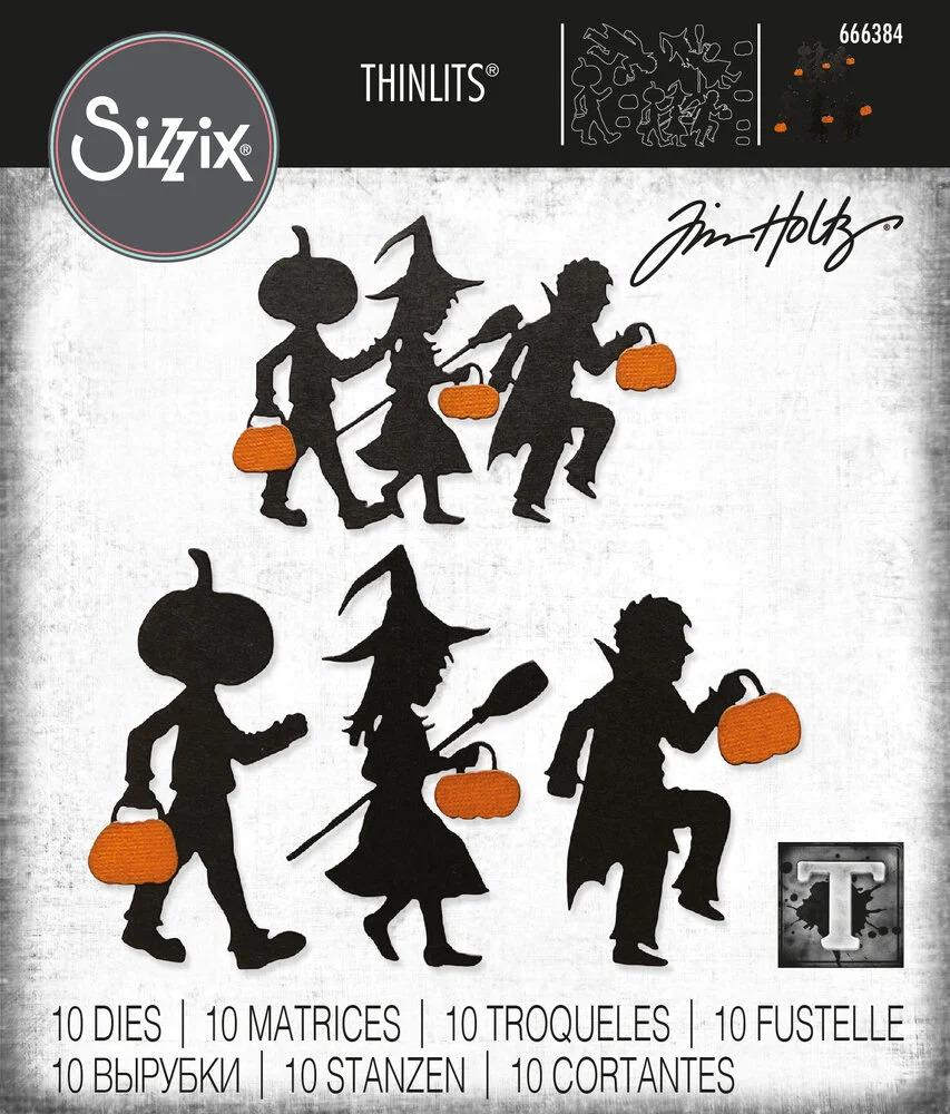 Tim Holtz Thinlits Dies 10Pk Halloween Night 666384