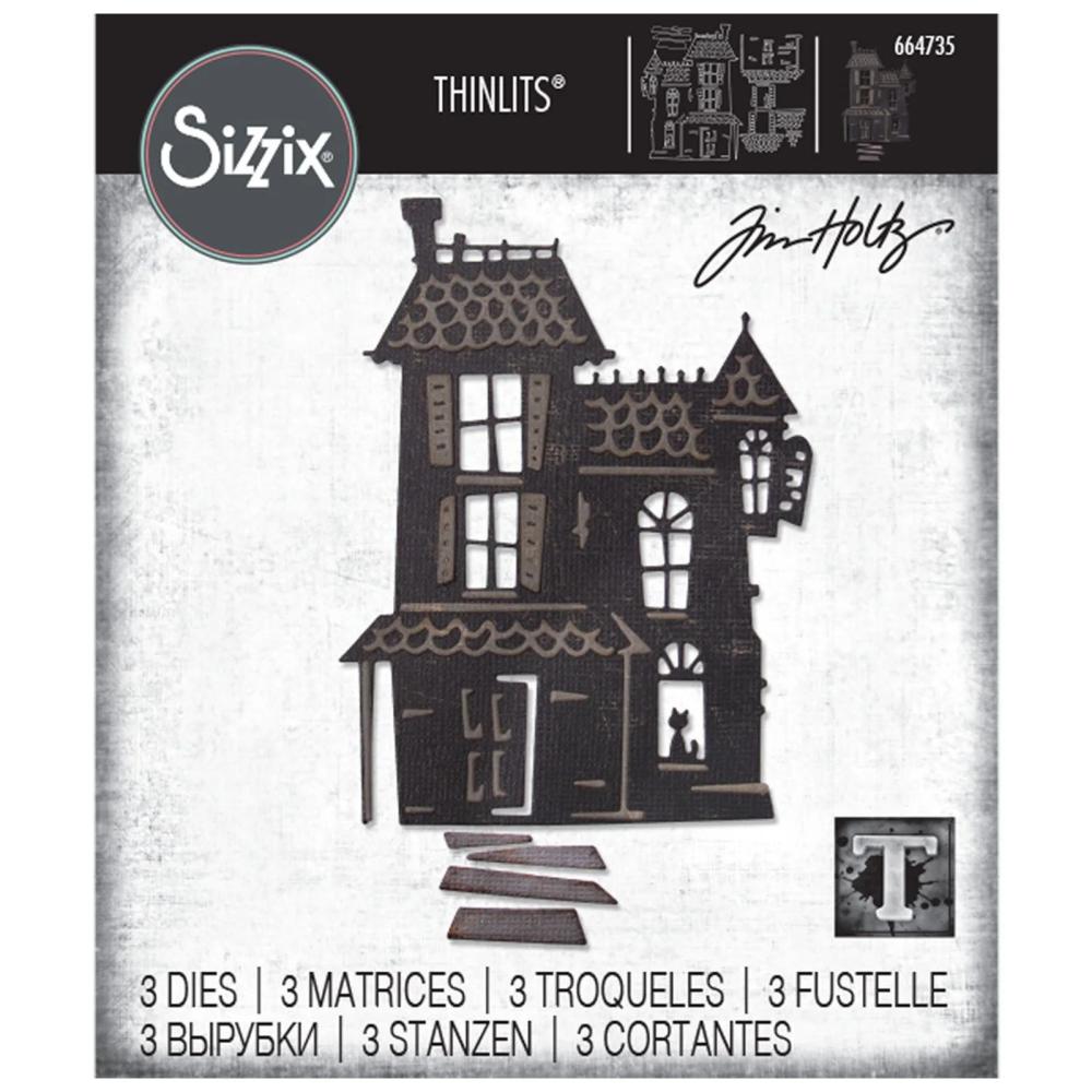 Tim Holtz Thinlits Dies 3Pk Haunted 664735