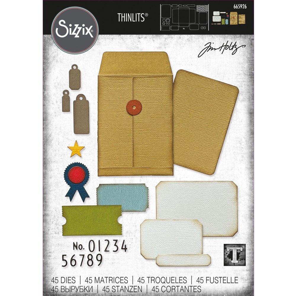 Tim Holtz Thinlits Dies 45Pk Collector #665926