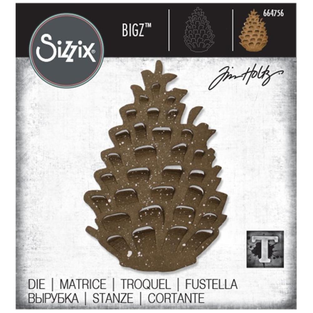 Tim Holtz Bigz Die Pinecone #664756