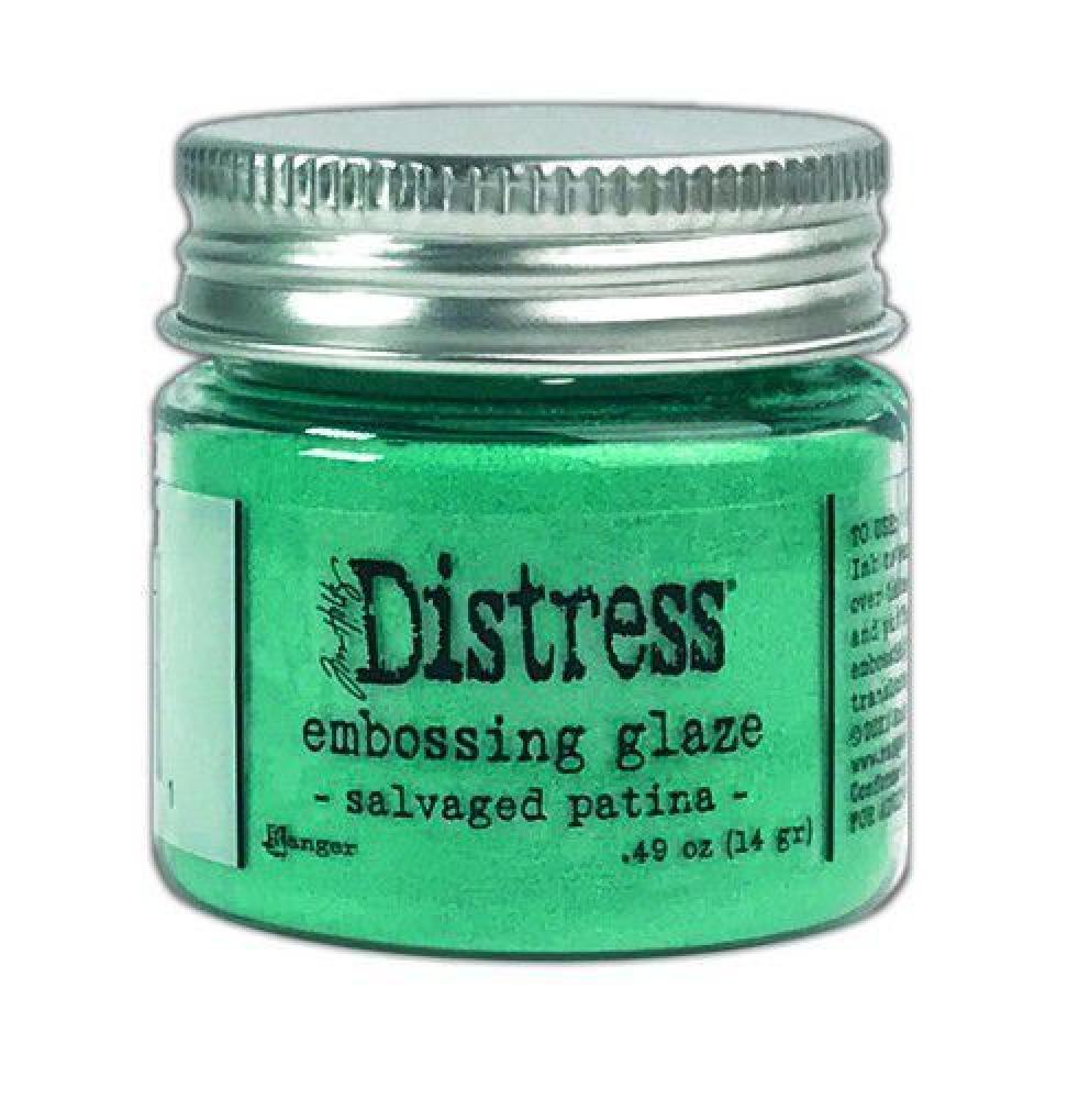 Tim Holtz Distress Embossing Glaze Salvaged Patina