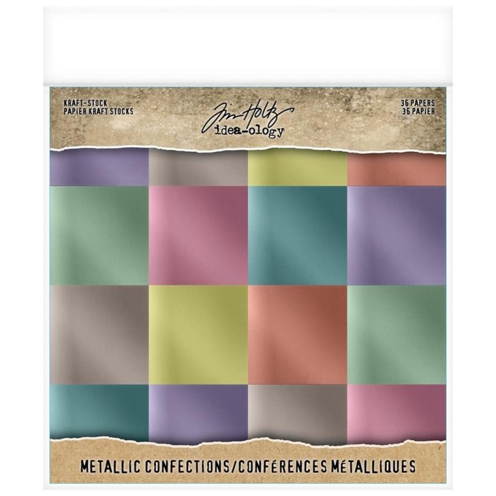 Tim Holtz Idea-Ology 8x8 Metallic Confections (TH93784)