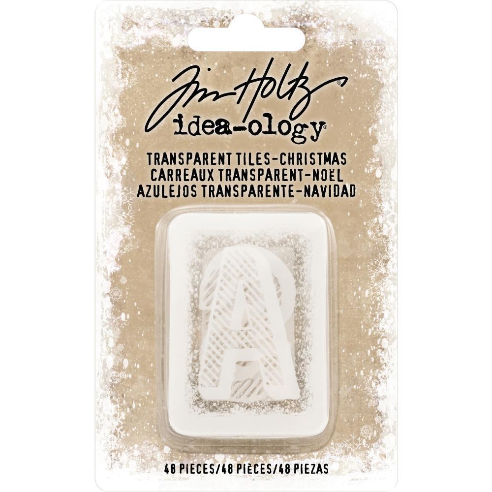 Tim Holtz Idea-Ology Transparent Alpha Tiles