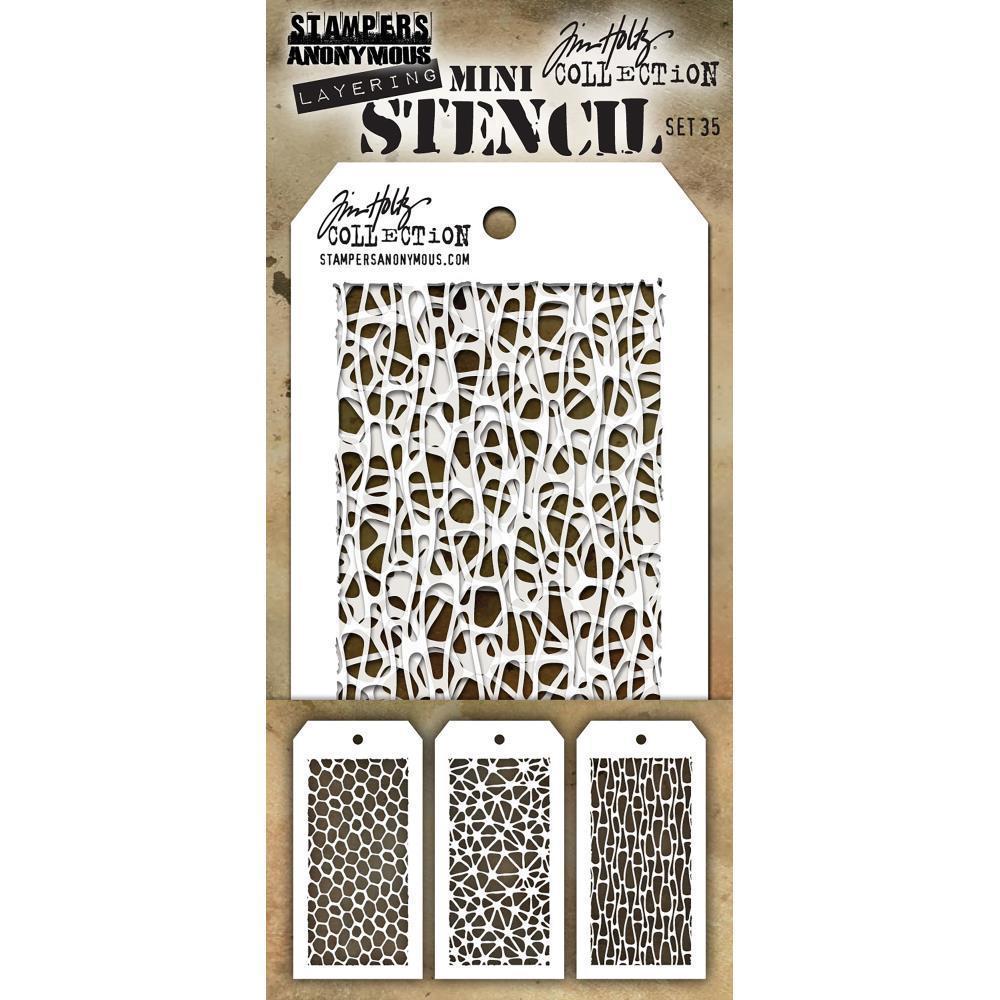 Tim Holtz Mini Layered Stencil Set #35