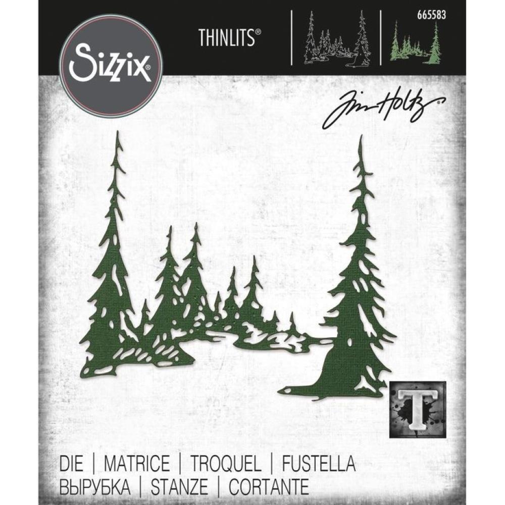 Tim Holtz Thinlits Die Tall Pines #665583