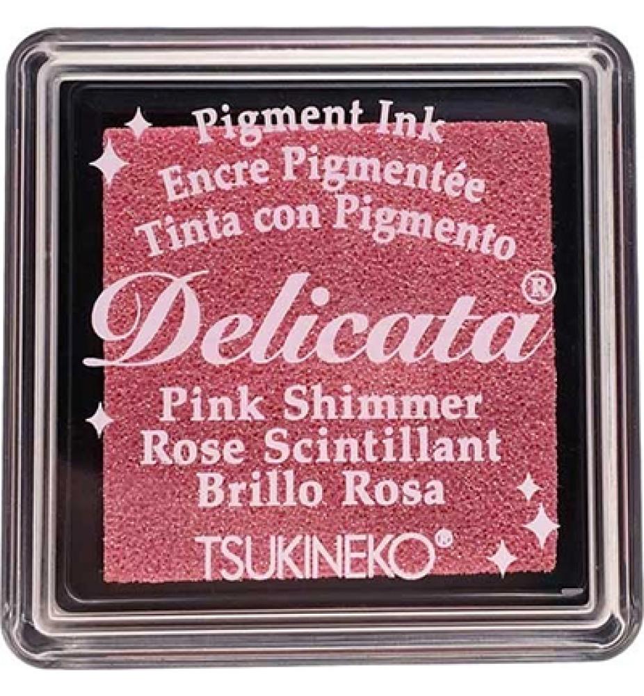 Tsukineko Pigment Inkpad S Delicata Pink Shimmer