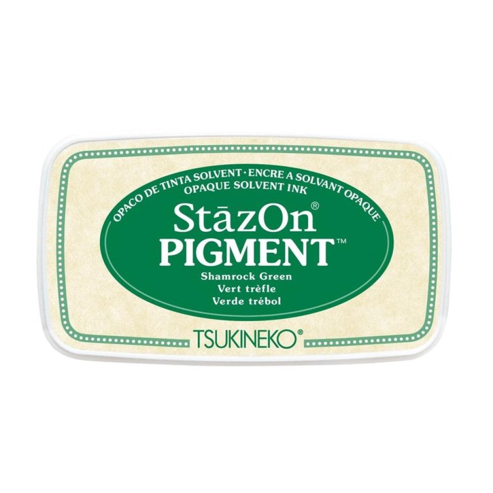 Tsukineko StazOn Pigment Ink Pad Shamrock Green #051