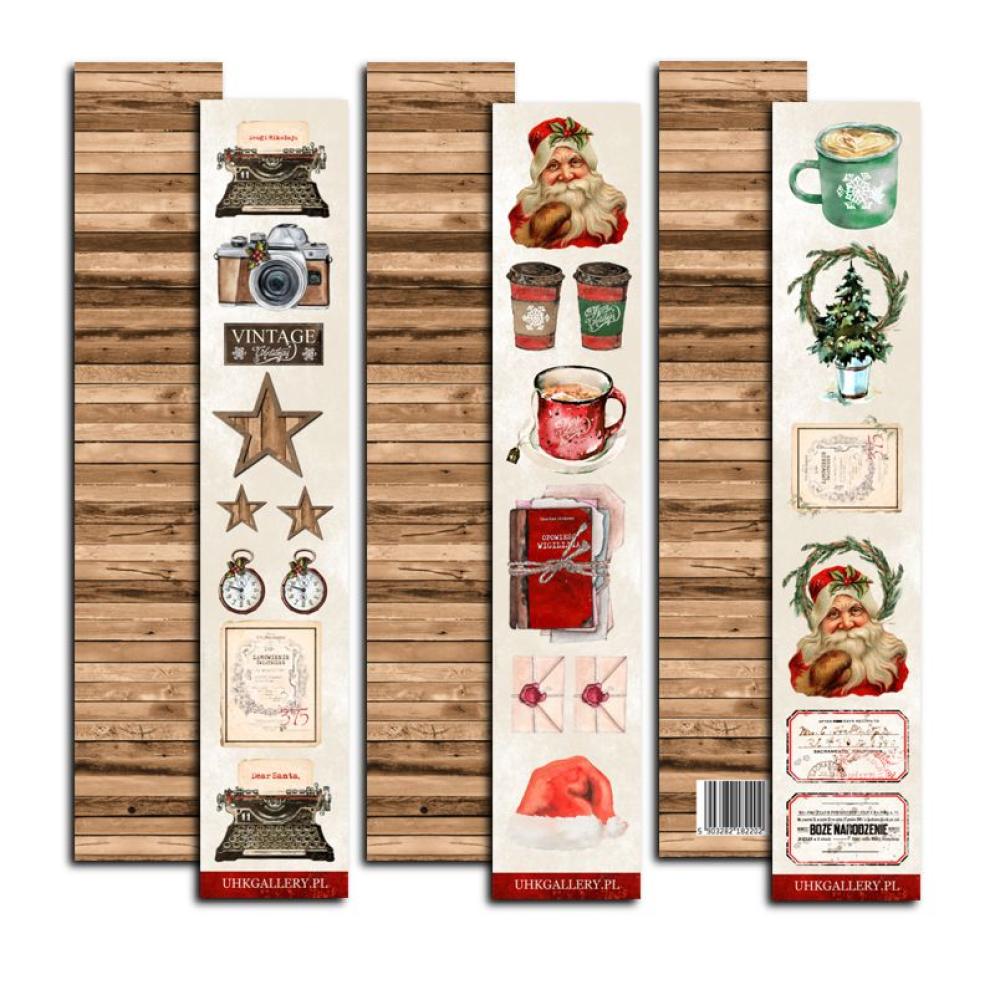 UHK Gallery Paper Stripe Art Journal Christmas 3er Set