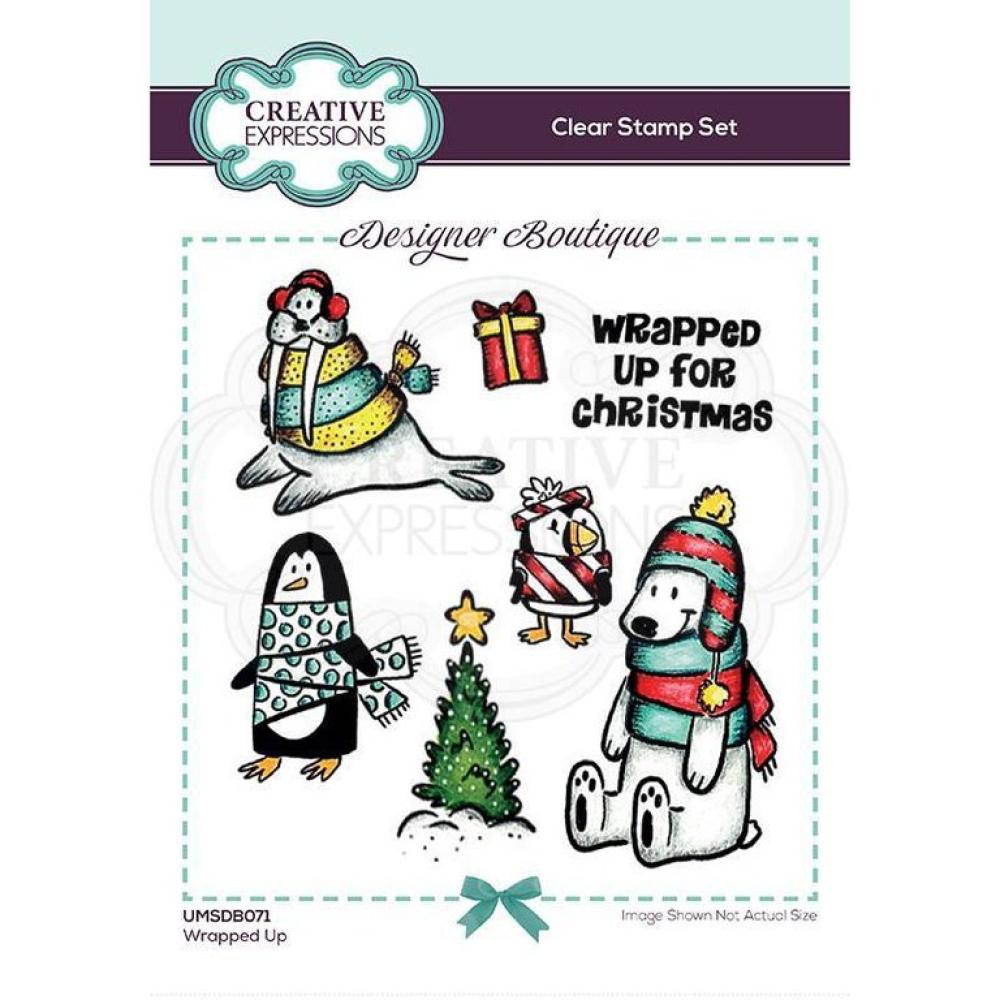 Creative Expressions Clear Stamps Wrapped Up #071