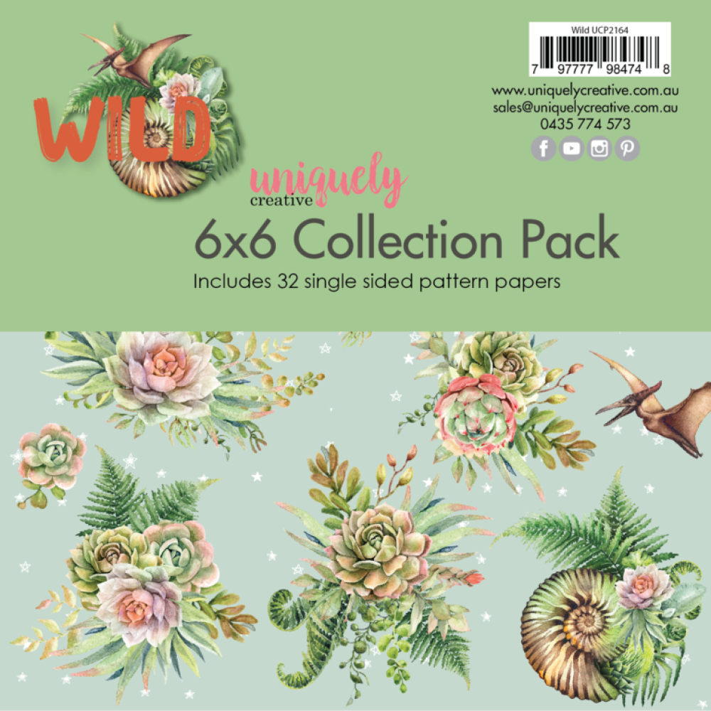 Uniquely Creative 6x6 Paper Pad Wild