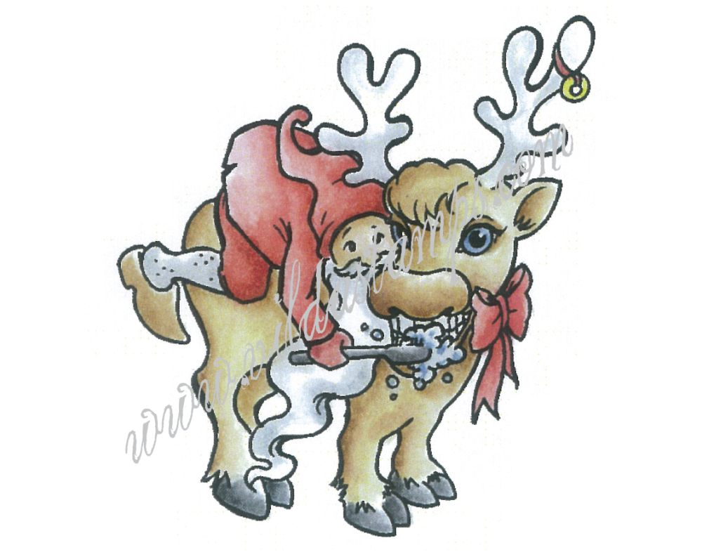 Vilda Stamp Reindeer Brush