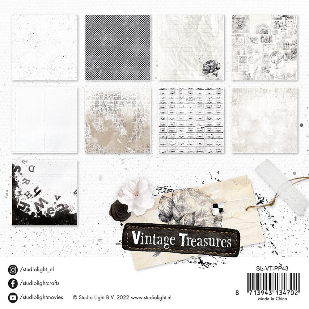 Studio Light Vintage Treasures 6x6 Inch Paper Pad #43