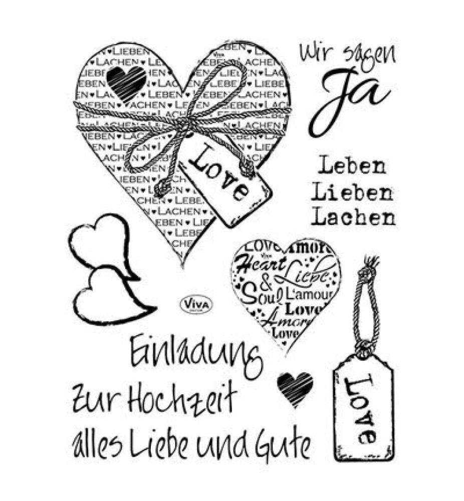 Viva Decor Stempel Hochzeit