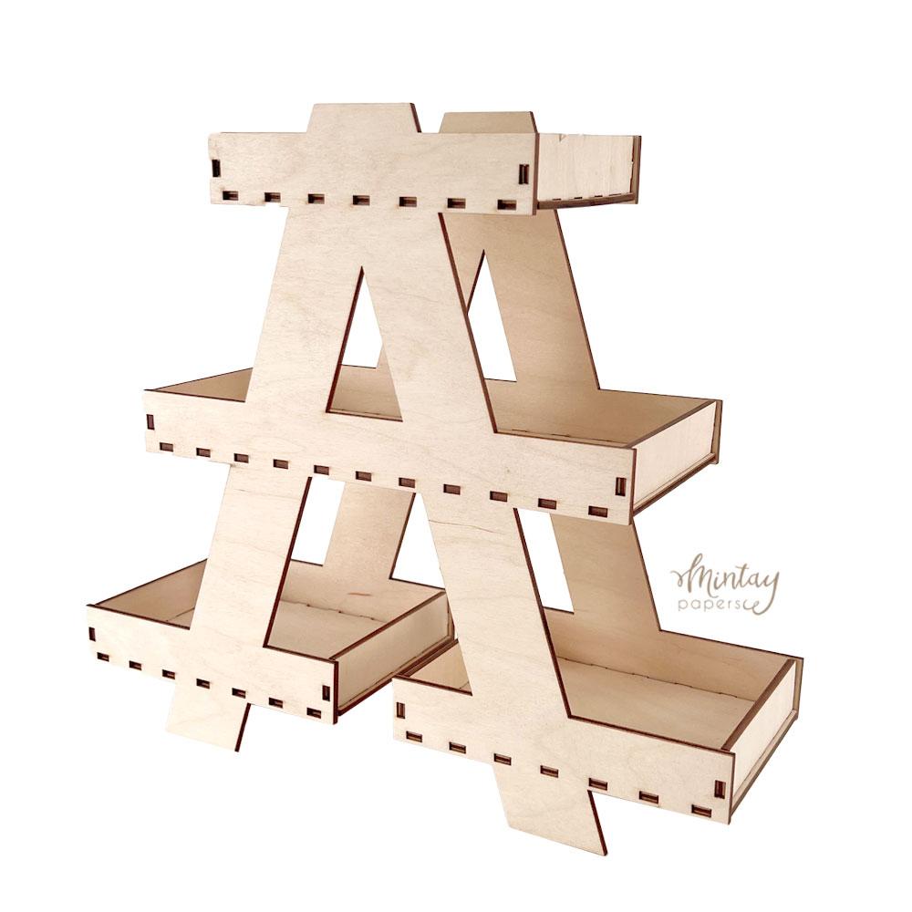 W08 Mintay Woodies Decor Display Stand