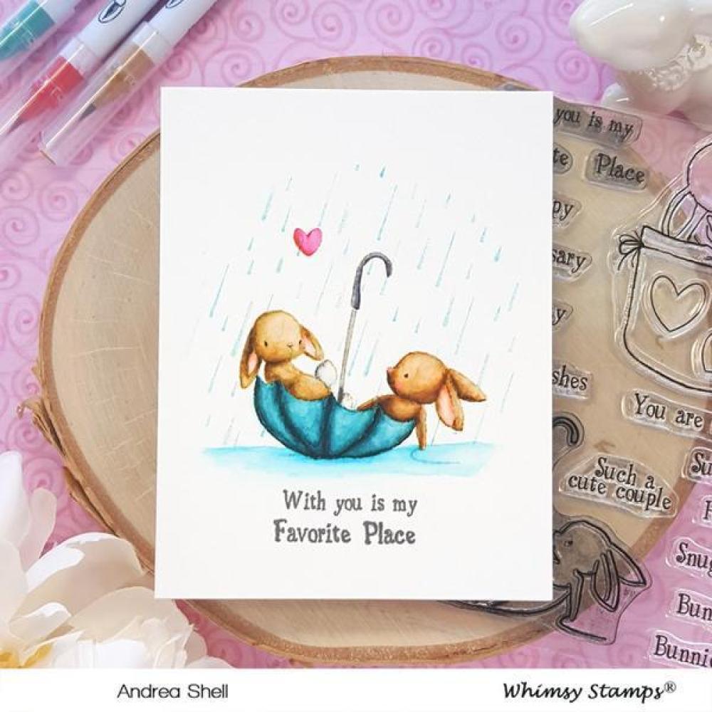 Whimsy Clear Stamps Set Bunny Buddies