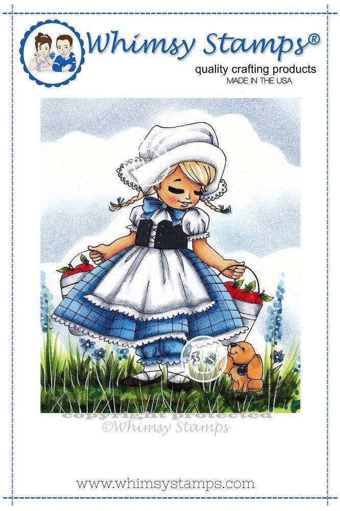 Whimsy Stamps Apple Nellie