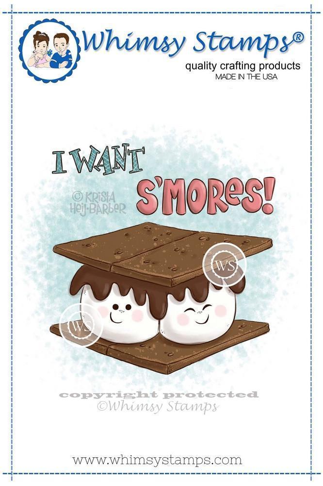 Whimsy Stamps I Want S'mores