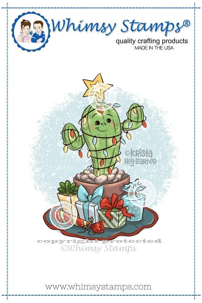 Whimsy Stamps Merry Cactus