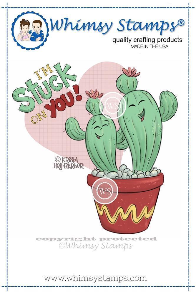 Whimsy Stamps Stuck on You Cactus