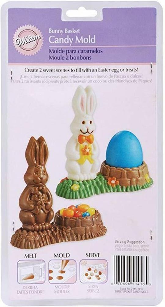 Wilton Candy Mold Bunny Basket