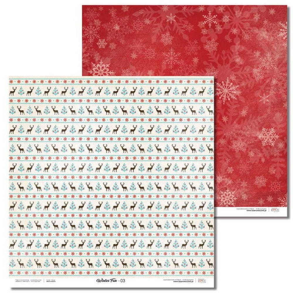 Laserowe LOVE 12x12 Paper Pack Winter Fun