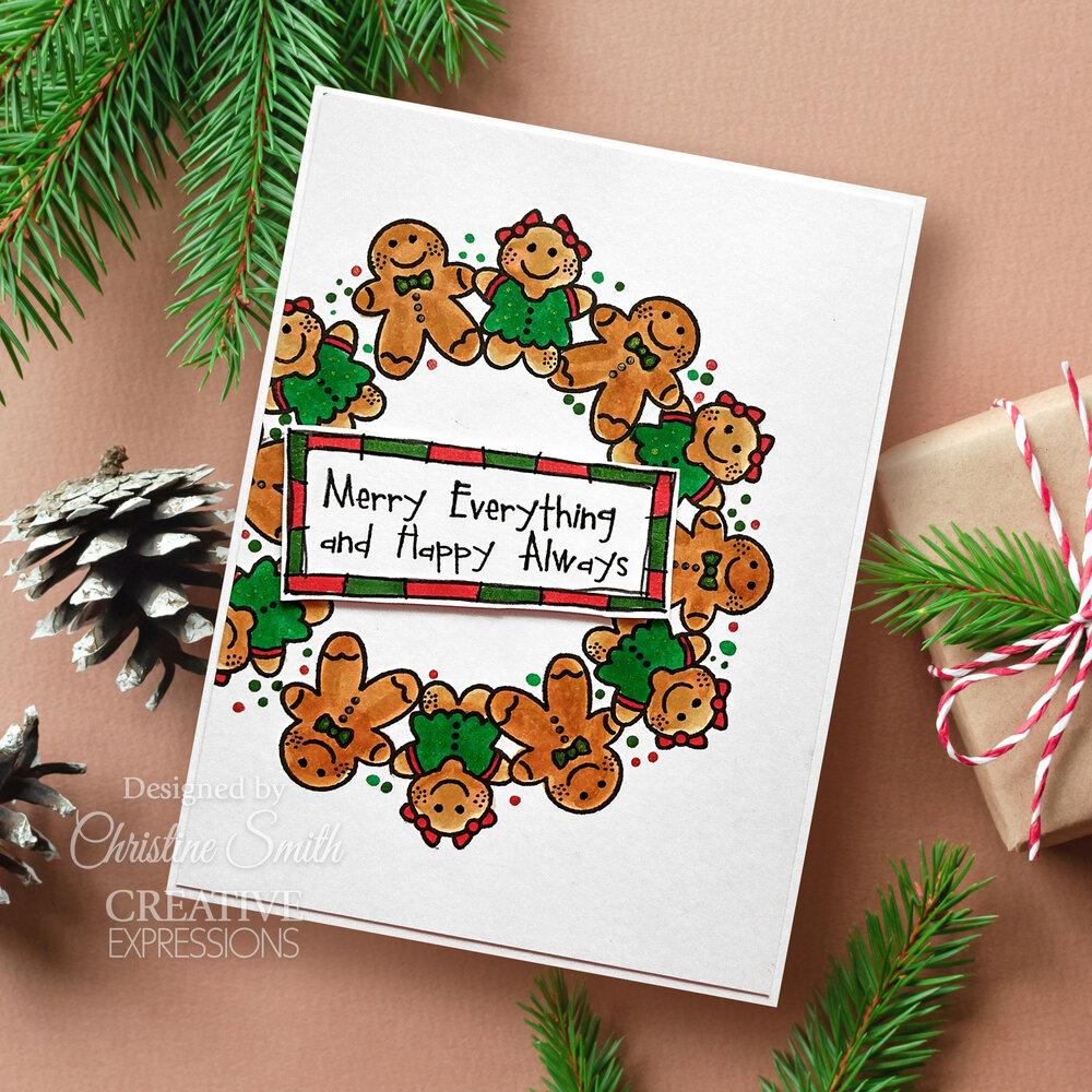 Woodware Clear Stamps Tiny Gingerbread Man FRM064