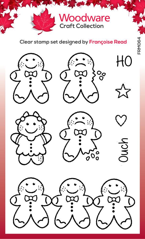 Woodware Clear Stamps Tiny Gingerbread Man FRM064