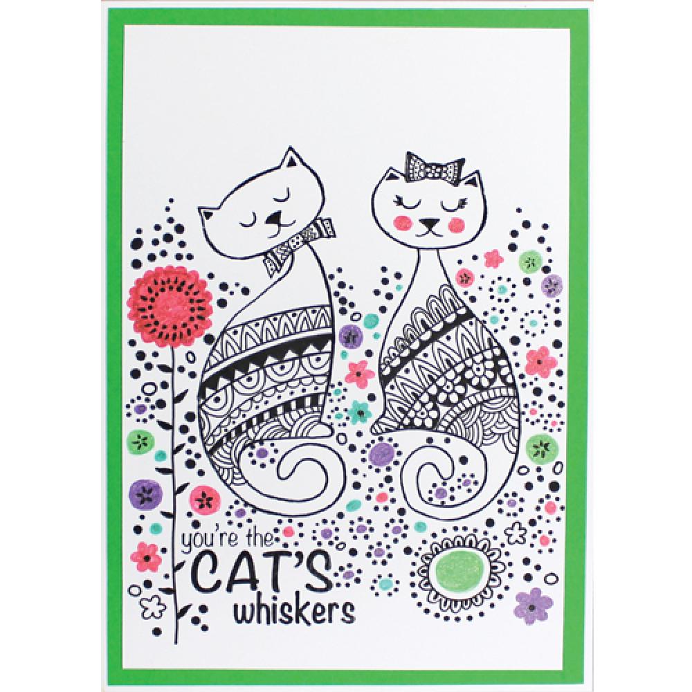 Woodware Clear Magic Mr & Mrs Cat