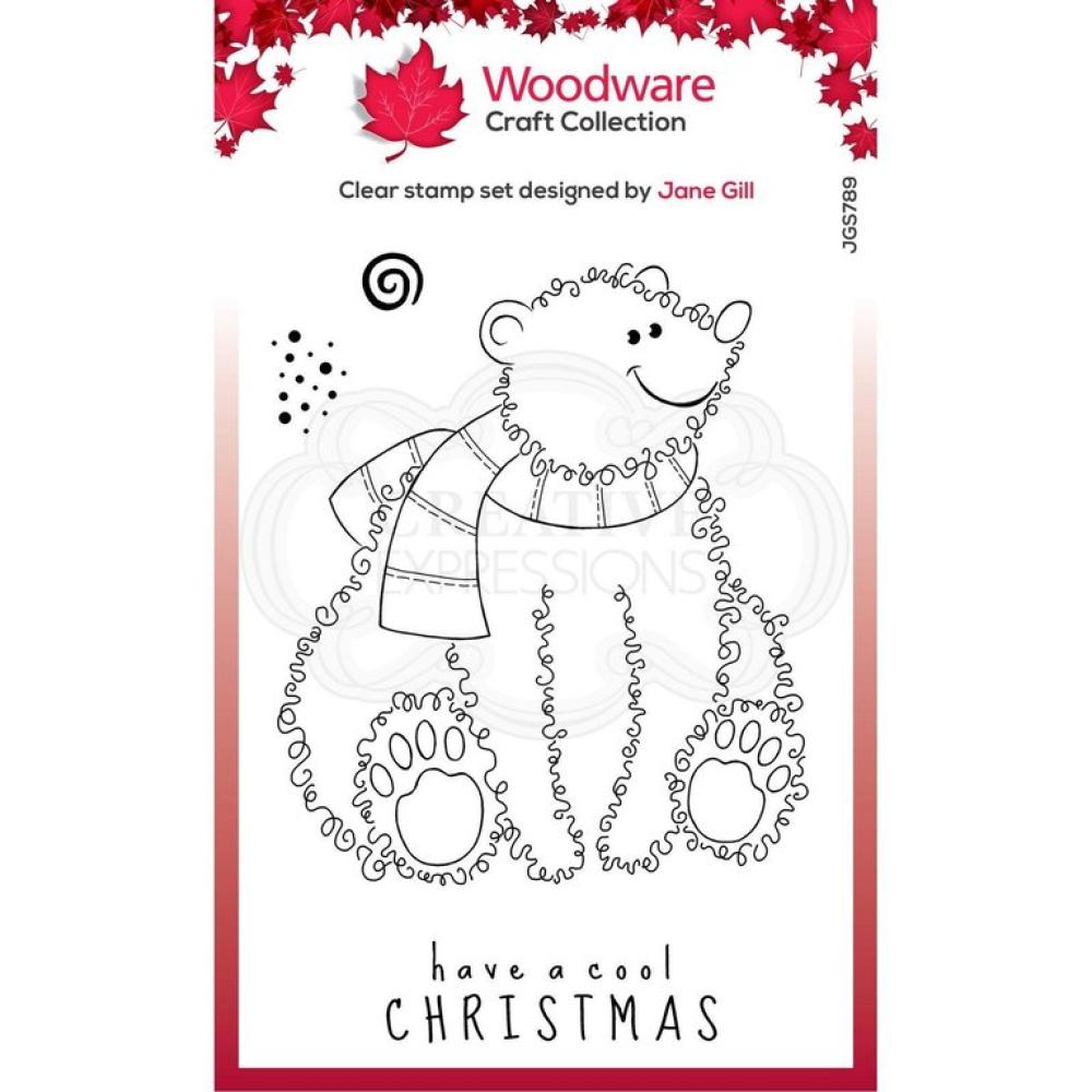 Woodware Clear Stamp Set Polar Bear JGS789