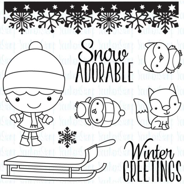 Your Next Stamp Clear Stamps  Winter Wonderland Phoebe