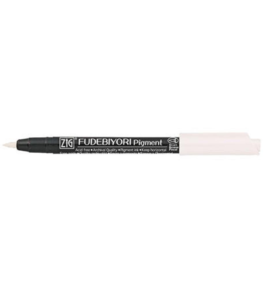 ZIG Kuretake Fudebiyori Brush Pen Milky White 55P