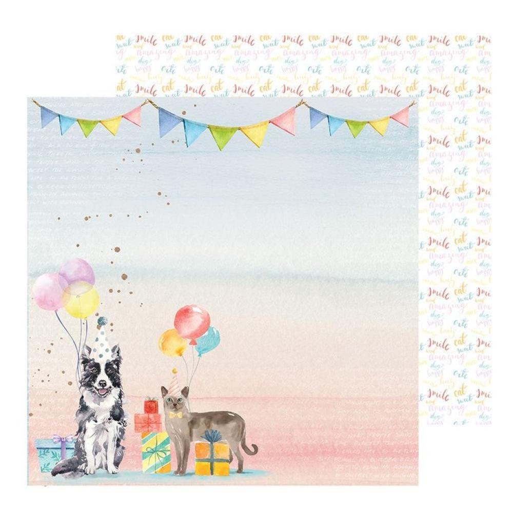 ZoJu Design 12x12 Paper Pack Pet Party