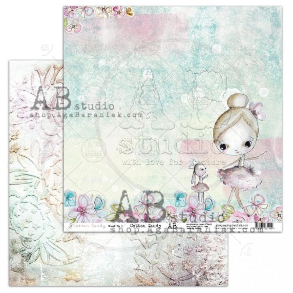 AB Studio 12x12 Paper Pad Cotton Candy