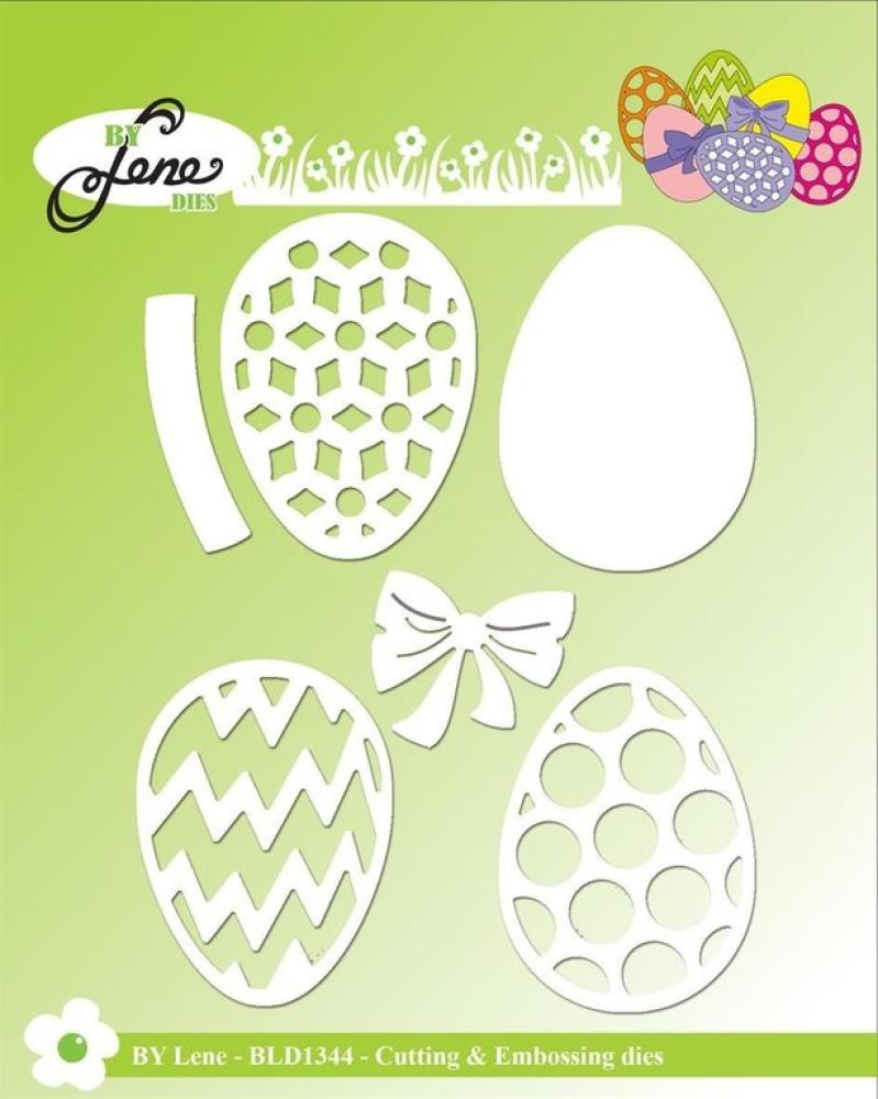 By Lene Easter Eggs Cutting & Embossing Dies BLD1344