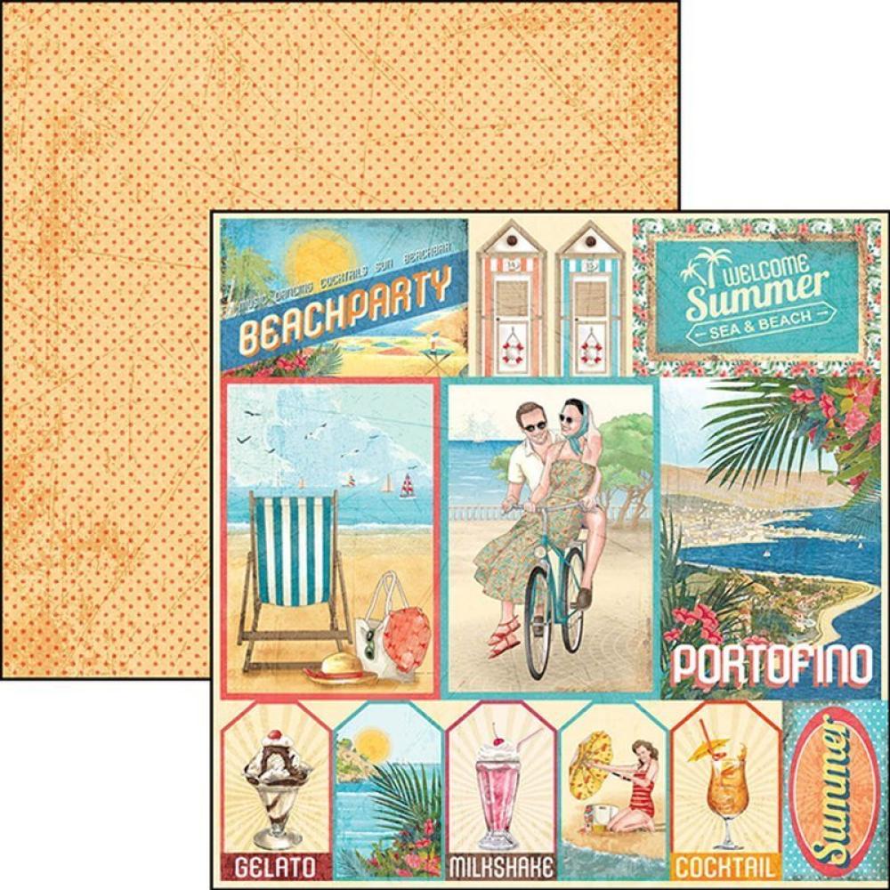 Ciao Bella 12x12 Paper Pad Summer Tale #CBPM022