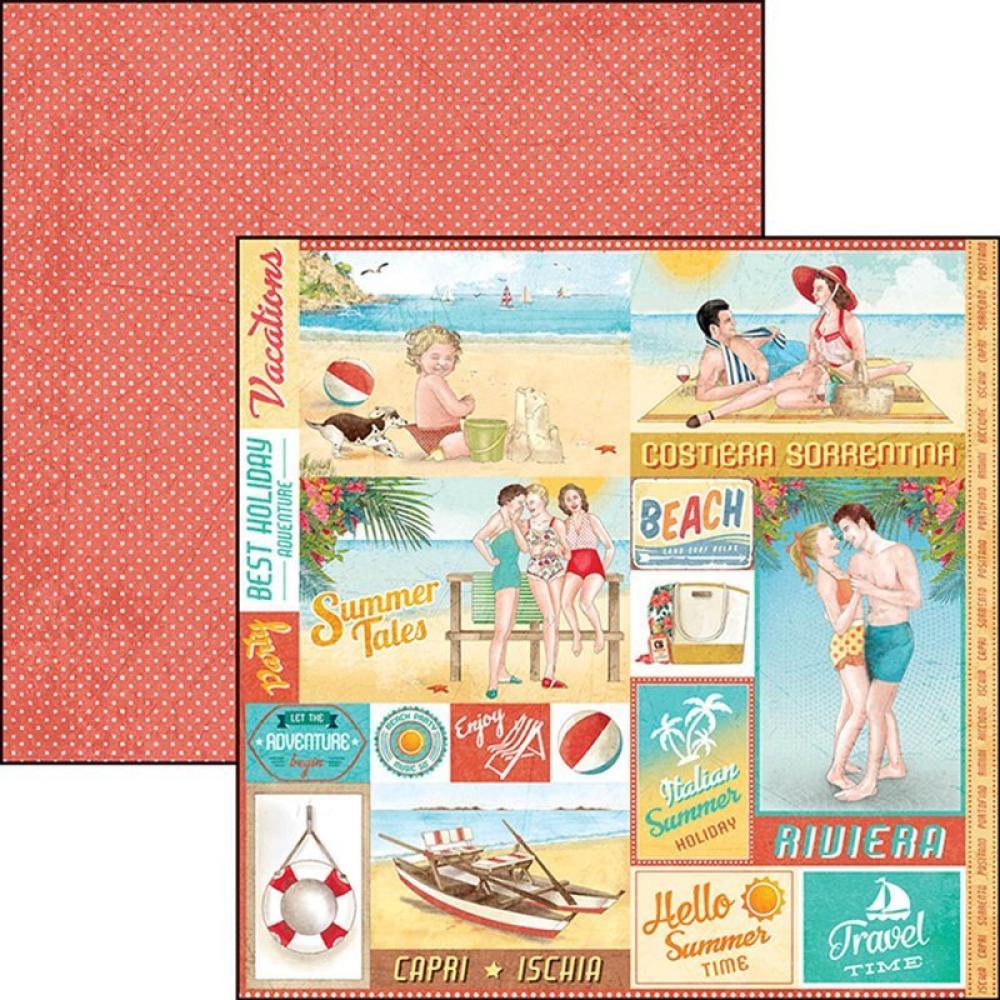 Ciao Bella 12x12 Paper Pad Summer Tale #CBPM022