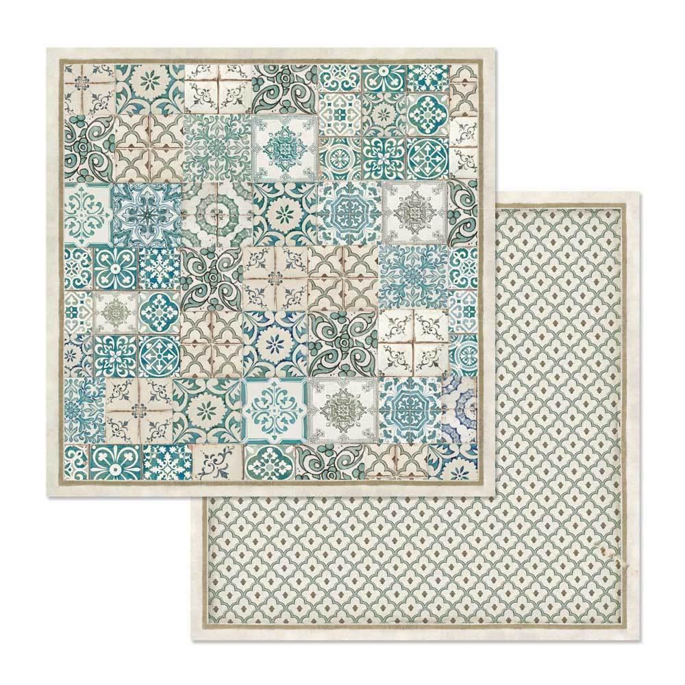 SBBL55 Stamperia 12x12 Paper Pad Azulejos de Sueno