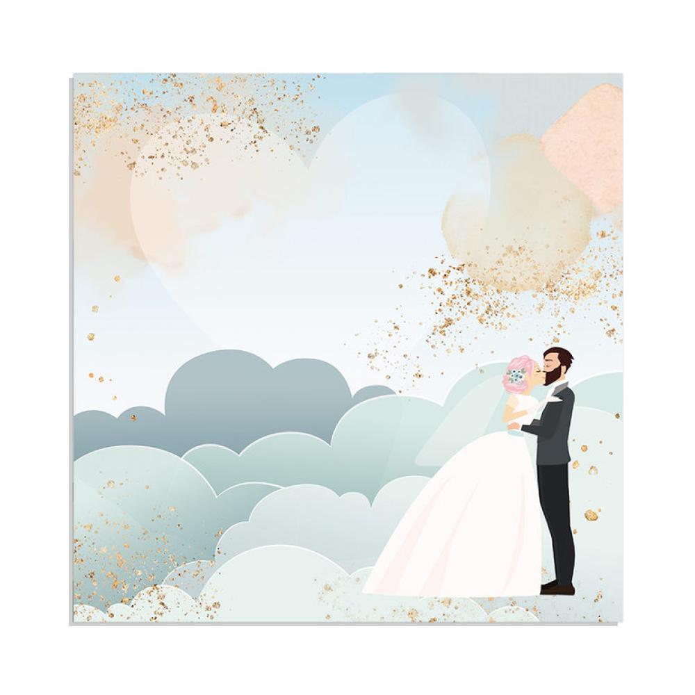 Stamperia 12x12 Paper Pad Love Story #SBBXLB07