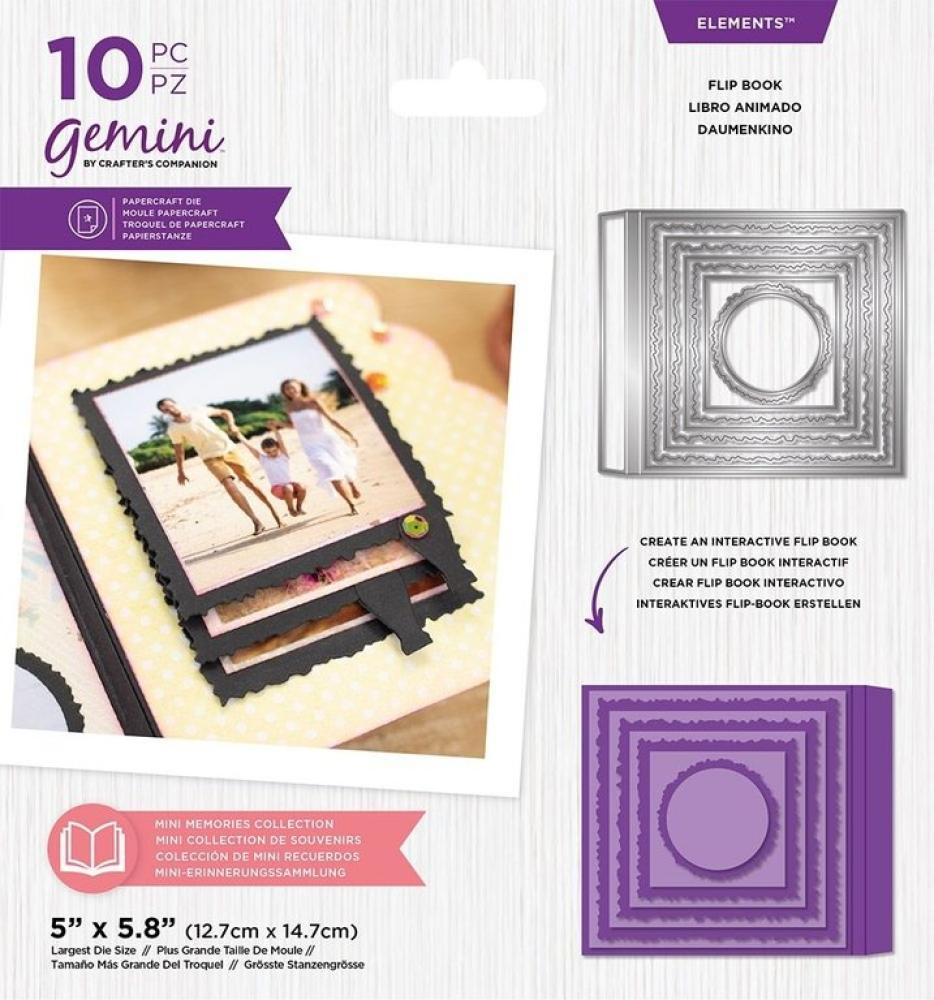 Gemini Mini Memories Flip Book Elements Dies