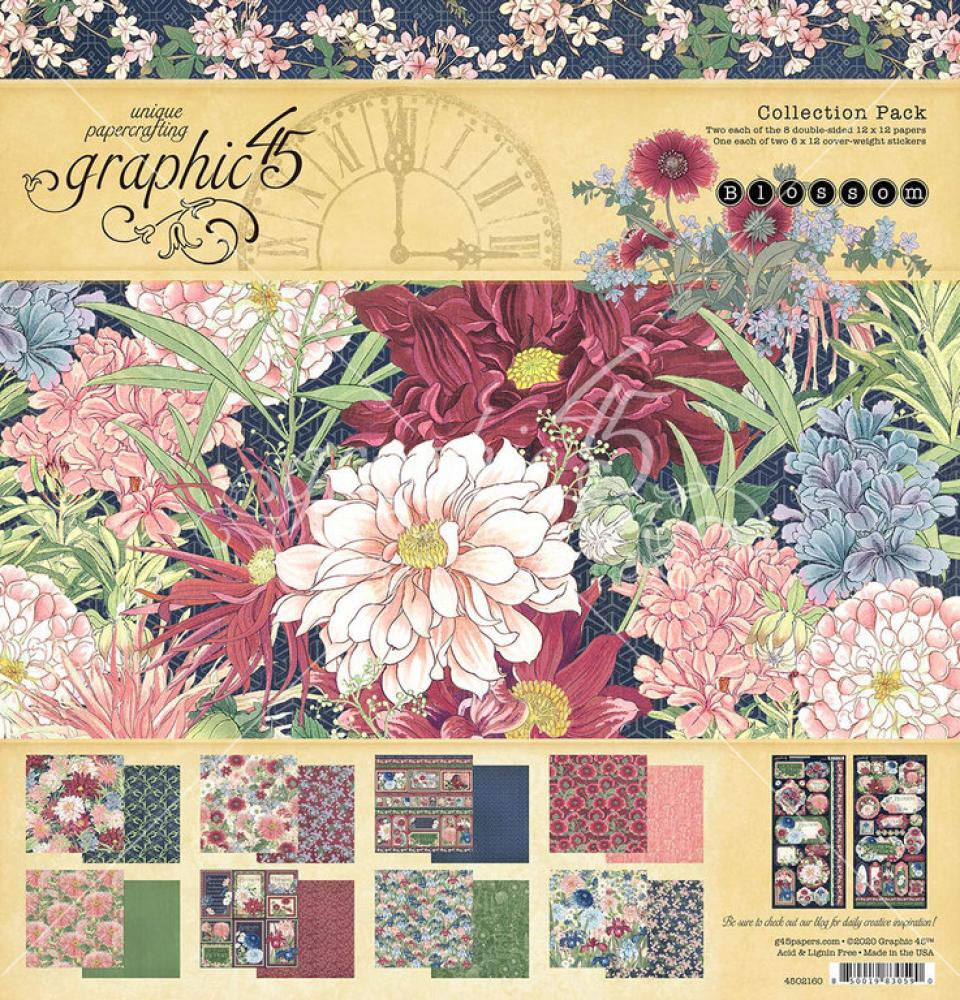 Graphic 45 Blossom Scrapbooking Kit