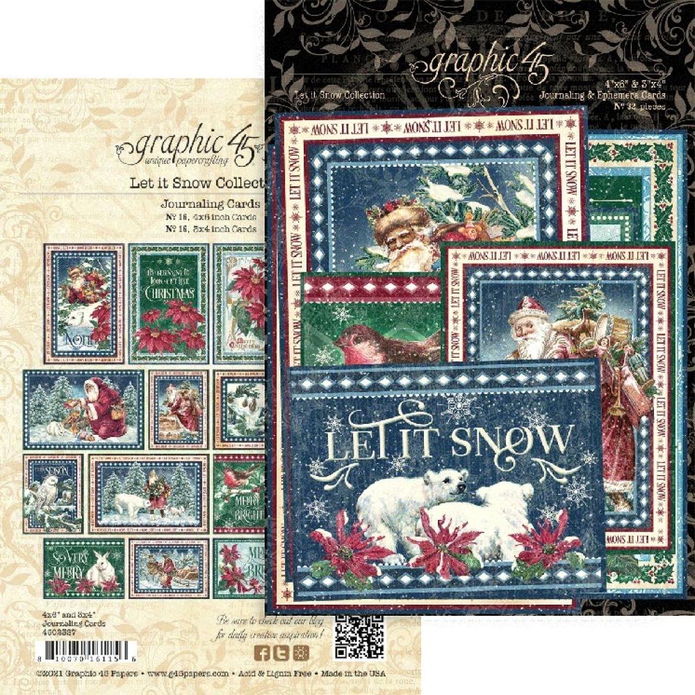 Graphic 45 Scrapbooking KIT Let It Snow