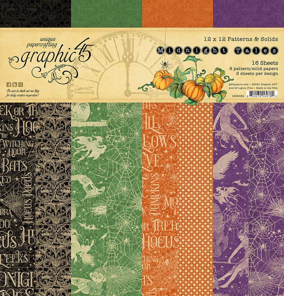 Graphic 45 Midnight Tales Scrapbooking KIT