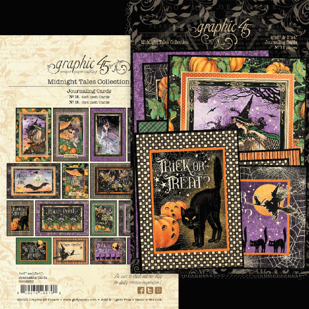 Graphic 45 Midnight Tales Scrapbooking KIT