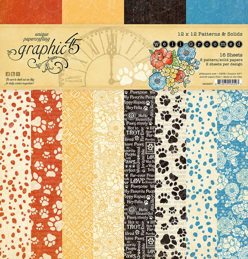 Graphic 45 Well Groomed Scrapbooking KIT