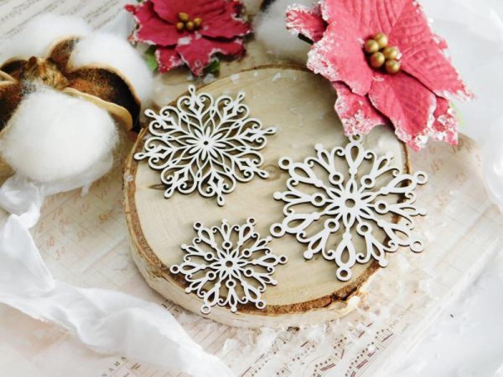 Creative Studio Chipboard Snowflakes #HW1942